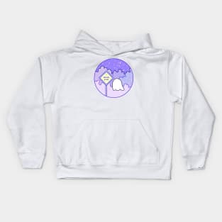 A ghost has reached a dead end Kids Hoodie